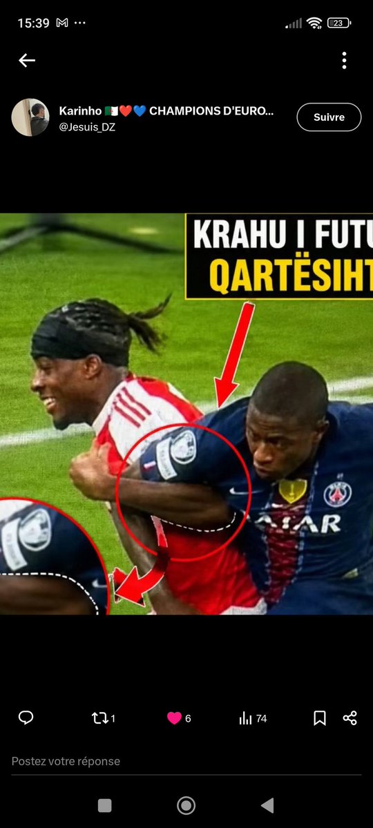 Luoni974's tweet photo. @_Julinho_10 @gabian13 @ActuFoot_ @Footy_Headlines Mdrrr ce sont juste de sombre merde de rageux ...
Ça oublié des erreurs pour nous et ça en compte d'autres qui n'en sont pas...👇
La seul question c est ce qu'ils sont réellement convaincu, ou c juste de la mauvaise foi? 🤔
Perso je crois en la théorie du déni post traumatique... https://t.co/0EyTwJpZJp