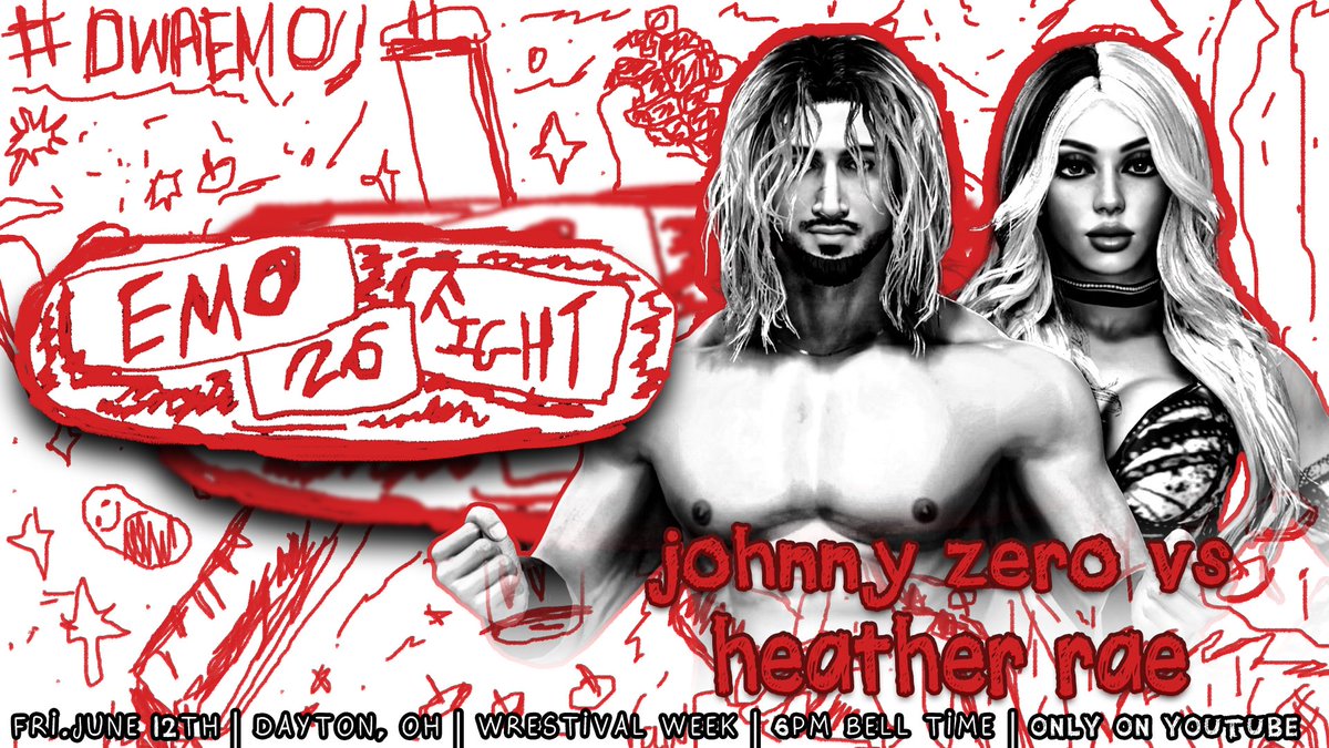 DWA_Pro's tweet photo. MAIN EVENT
@TheTommyFen VS @BubbaPerkins_ 

World Tag Titles
@TeamSynergyCAW VS STAR COLLECTIVE 

@JZer02K vs @DemonHeatherRae 

Rockstar championship of the world
@RealWyattDanger vs @Rockstar_Owen 

1/2 https://t.co/rDaOMR5qOH