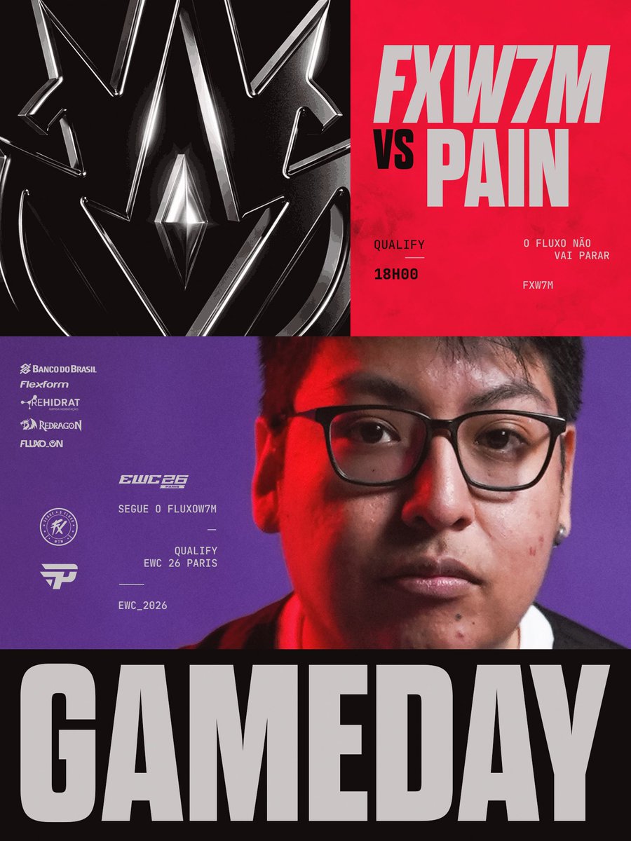 fluxo_lol's tweet photo. VAMOS BUSCAR A VAGA NA EWC 🔥🇫🇷

hj começa mais um desafio, e vamos lutar com mta garra para conquistar a vaga tao sonhada vaga para a EWC.

contamos com a torcida de vcs hj as 18h na md3 🆚 paiN Gaming

#SegueOFX https://t.co/UmynTh0X3z
