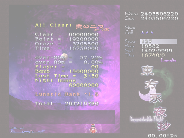 hrk_beta's tweet photo. 永夜抄B√ LNC 紅魔組、幽冥組、霊夢単機、魔理沙単機
ペアは終了 https://t.co/7I7Utq8XKq