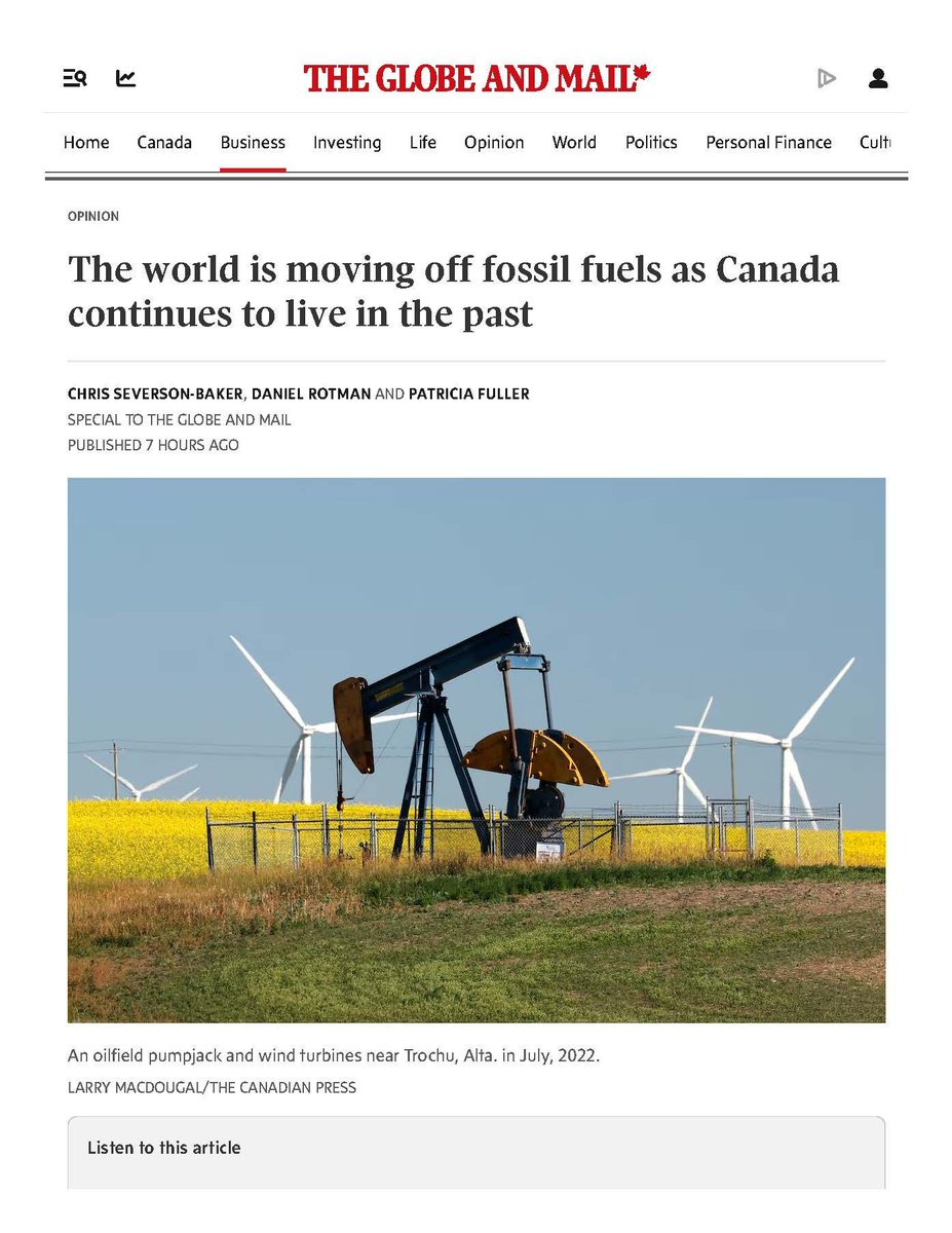Pembina's tweet photo. The global energy shift is on. ☀️💨And once countries switch to renewables, they don’t go back.

But here in Canada, gov’ts are still acting like nothing has changed.

We must keep pace with the global energy transition — or risk being left behind.

🔗: https://t.co/ejUGi2NdZE https://t.co/aiGkpZX0dB