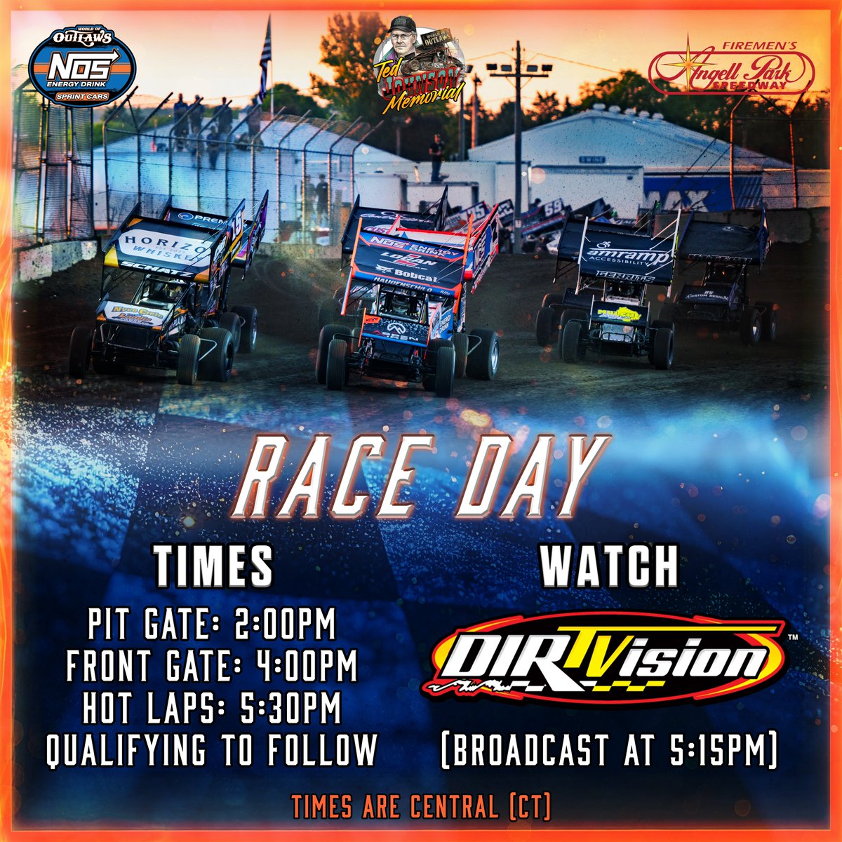 WorldofOutlaws's tweet photo. Today, we honor the man that had a vision, created the World of Outlaws, and changed our sport forever.

Sun Prairie, Wisconsin’s @RacingAPS hosts the Ted Johnson Memorial Race tonight! https://t.co/GGT55ySyjQ
