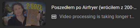 zbipio's tweet photo. Dziękuję za obejrzenie mojego badziewia. Jeżeli tylko YT przestanie "procesować" moje wideo (mieli je już 2h), będziecie mogli obejrzeć zapis poszukiwań (w sam raz do obiadku lub mycia naczyń, polecam). Zasubować możecie już teraz, żeby nie przegapić :P https://t.co/FNWWNY0qNH https://t.co/lSeJpI09IF