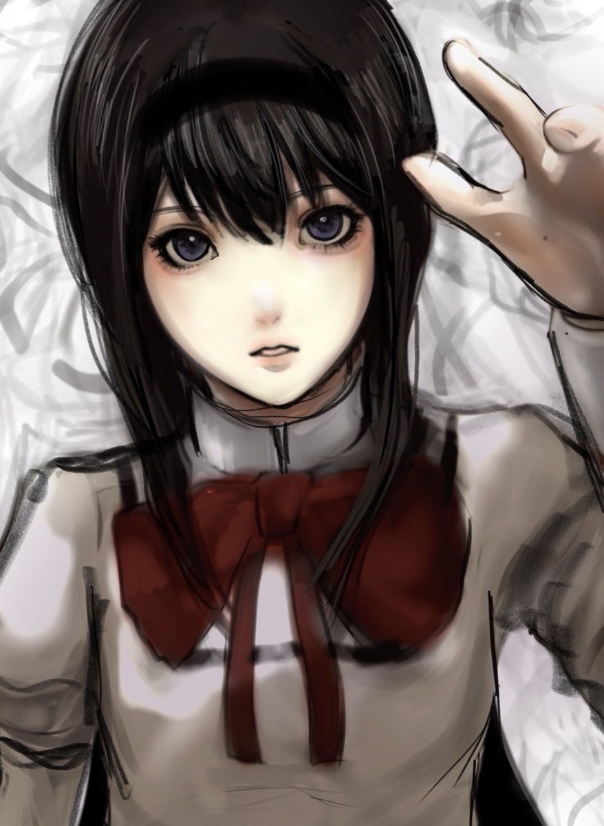 nasu_b1_'s tweet photo. 顔の描き方を模索していたけど、
途中で迷子になってしまったやつです
(´・ω・｀) https://t.co/weYRDfiy4f