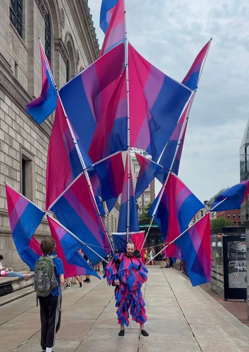 BostonMassUSA's tweet photo. 2026 Boston Pride. He changes the flags for different events. The rig keeps getting bigger. https://t.co/WADHFFphGo