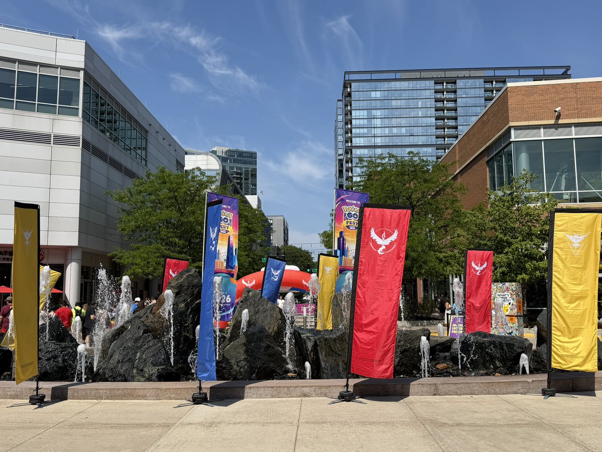 EVchaaan's tweet photo. NEWCITYのポップアップに来た！
ここだけのギフトもありました😊

#PokemonGOFest2026 https://t.co/Cu1BbVmlzt