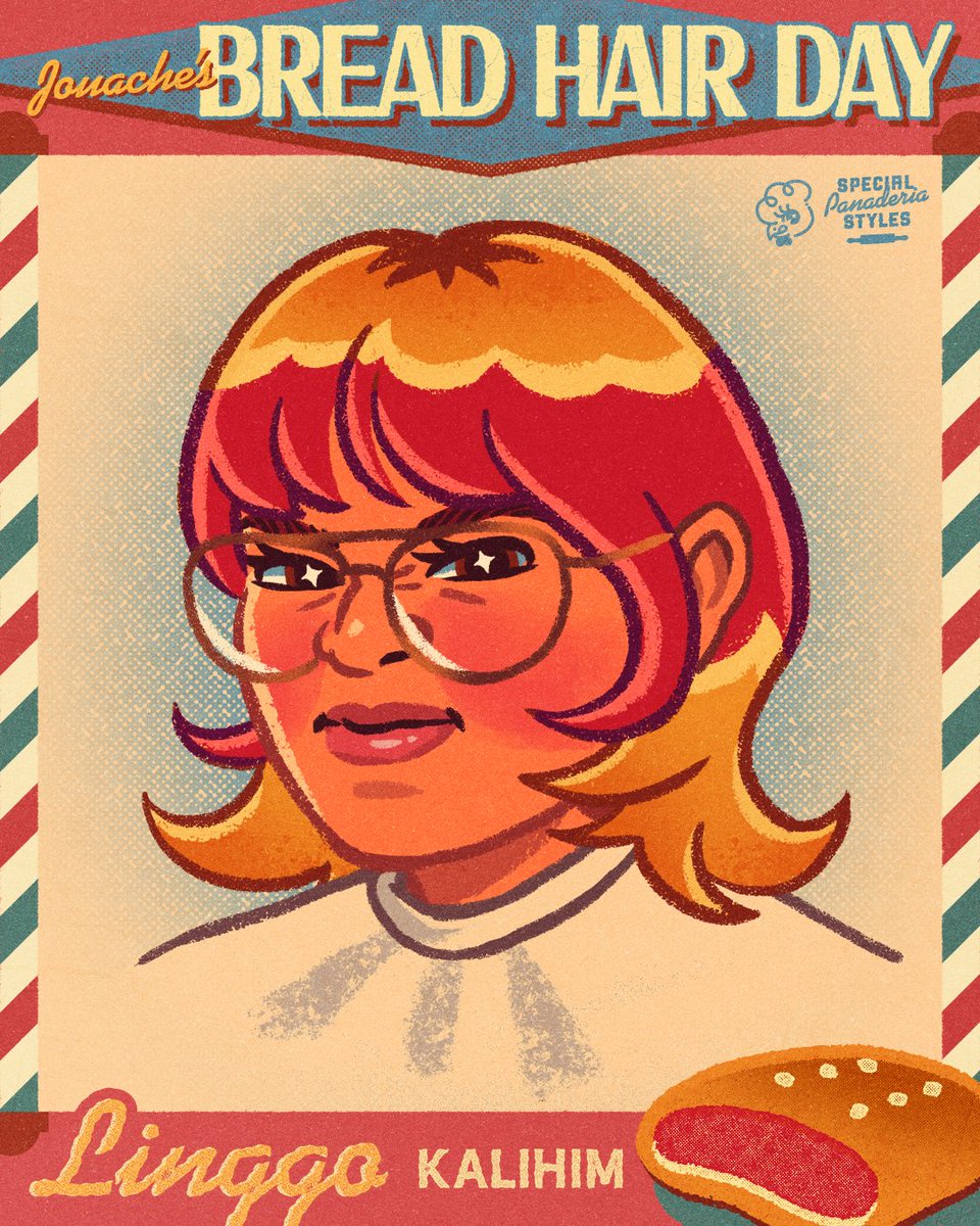 jou_ache's tweet photo. 💈 KALIHIM SUNDAY 💈

Kalihim, or famously known as Pan de Regla, is a local filipino bread with bright red filling made from unsold bread hence the name of it for having  the "secret" filling.

Used my lovely friend @prinsomnia's face as a reference for the model ❤️ https://t.co/tuebGpMwpd