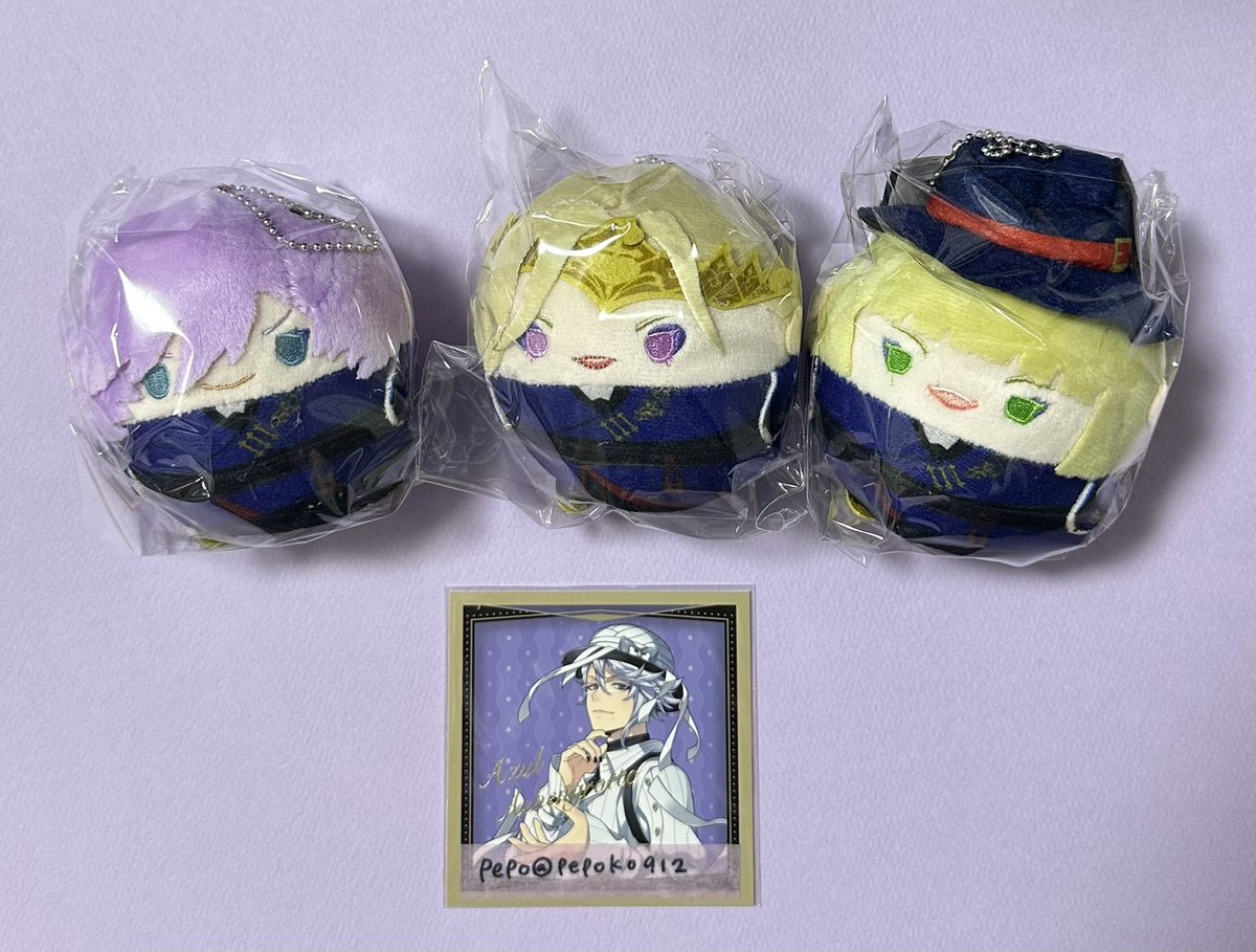 Pepoko912's tweet photo. ツイステ ふわコロりん5 ぬいぐるみ 交換 譲渡

譲】ヴィル/エペル/ルーク

【求】アズール(特典可) or 定価＋送料

検索からお気軽にお声掛けください https://t.co/l6eHtjKzC5