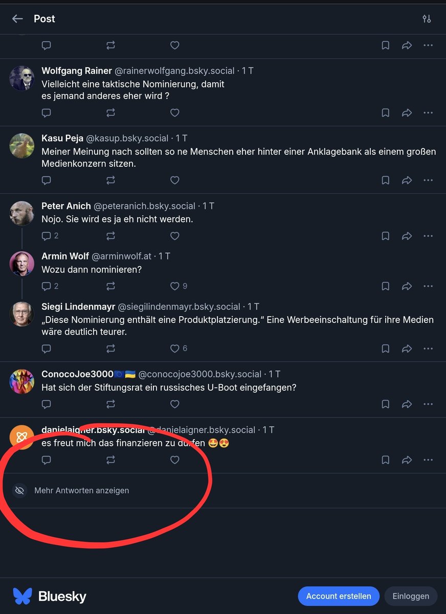 DonProletarus's tweet photo. @CSchwenniger @ORF Der Typ ist charakterlich so erbärmlich
Auf #bsky bekommt er natürlich eh nur positive Antworten auf den Skandalpost
Aber 2 negative gab es doch...und was macht der?
Er blendet sie aus!
#Oida...so muss man erst mal drauf sein https://t.co/MORjh5NBbe