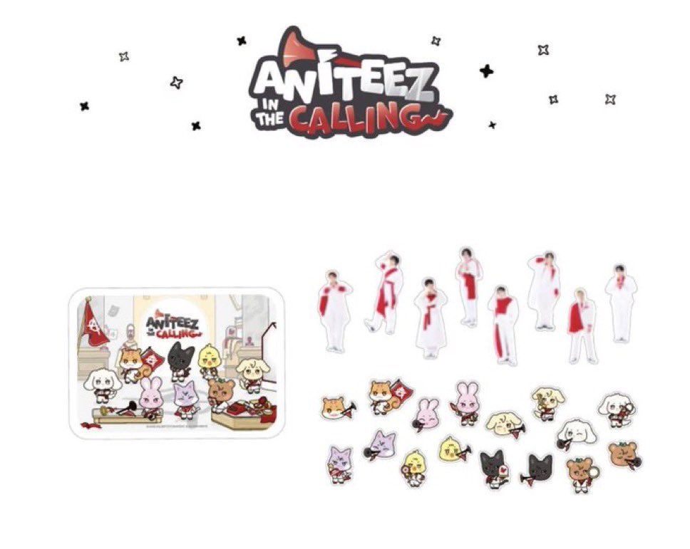 desennber's tweet photo. wts tincase sticker set sealed 

aniteez in the calling
sealed - stickers set as pic attached 
100k only (from 209k value)
excl fee pack 🍊 2k
📍depok https://t.co/9jaXZYuqnA