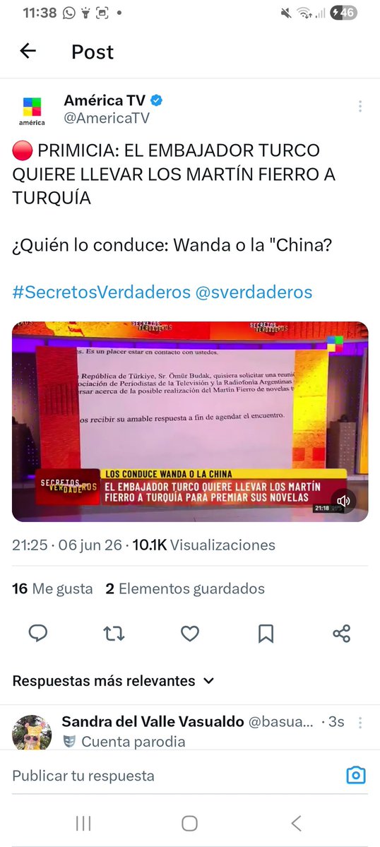 basuasandra's tweet photo. @AmericaTV @sverdaderos OTRA MENTIRA DE WN INVOLUCRA AL EMBAJADOR DE TURQUIA.
HASTA SE RIEN DEL DIPLOMATICO. https://t.co/1DLmN3cxaj
