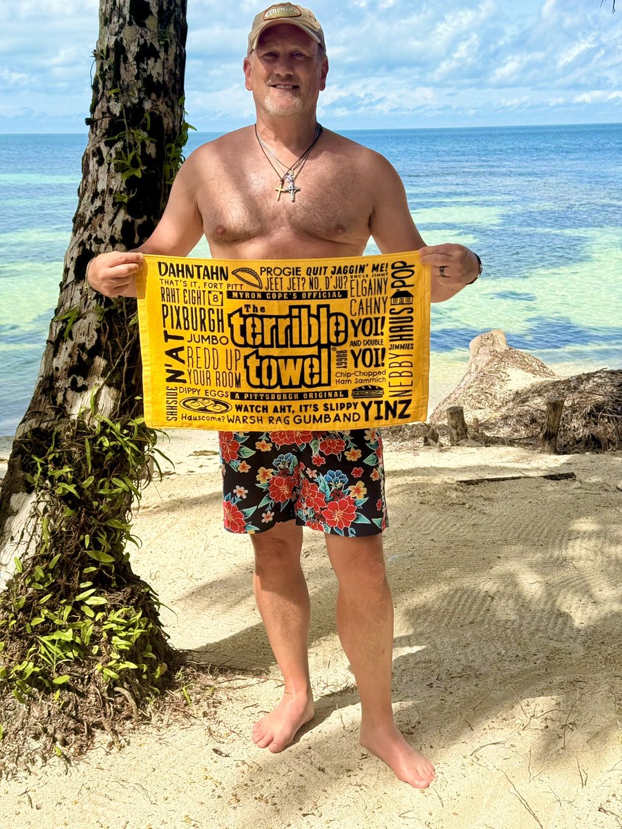 Uncle_JimmyD's tweet photo. ……and of course 🏝️🖤💛

#TerribleTowel #HereWeGo

#CalalaIsland 
@steelernation @SteelersCR @steelers @SteelersPRBurt @Steelersdepot @LosSteelers @SteelersUnite https://t.co/KndYvs9Ozd