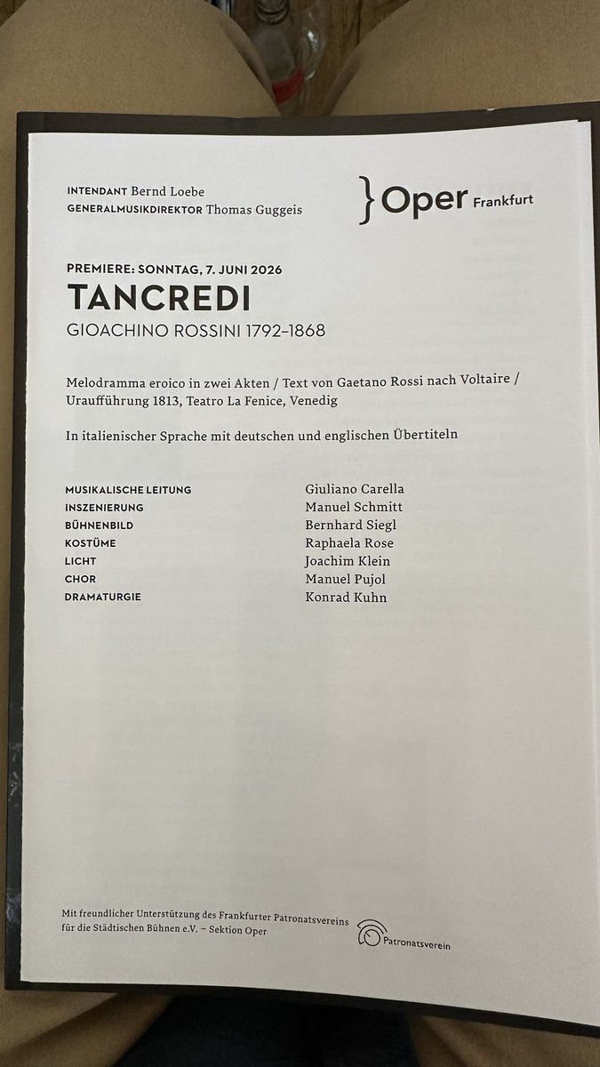 pfuetz's tweet photo. Jetzt hier: https://t.co/6YvJjpj7uK

(Letzte Premiere des diesjährigen Abos) https://t.co/eKOAFQXEE6