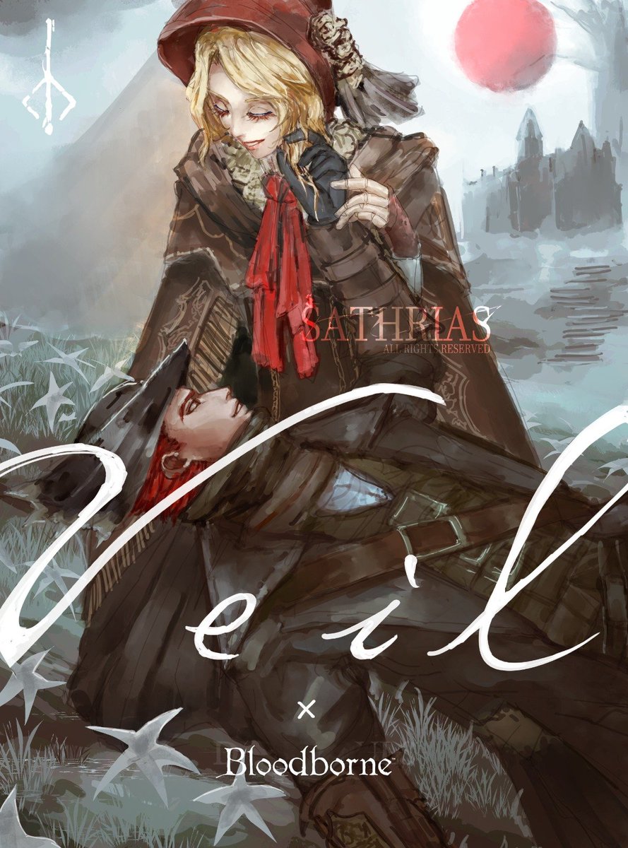 sathrias's tweet photo. veil x bloodborne #コテリ https://t.co/1R67IBUt8Y