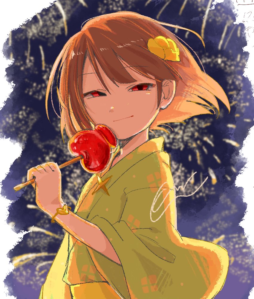 T_koeru's tweet photo. 絵茶で夏祭りキャラ描いてきた https://t.co/soBttkSkqD