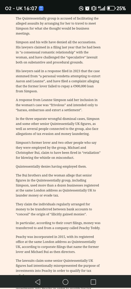 NarcAware's tweet photo. @peterjukes @cockneycampaign @campbellclaret Quintessentially faces accusations of rape financial misconduct in a series of lawsuits in California.
Allegations against Aaron Simpson range from sexual assault and sex trafficking to money laundering and tax evasion, filings show.
Even Reputation 👇 managed fluff is bad https://t.co/IOXFtVrn9J