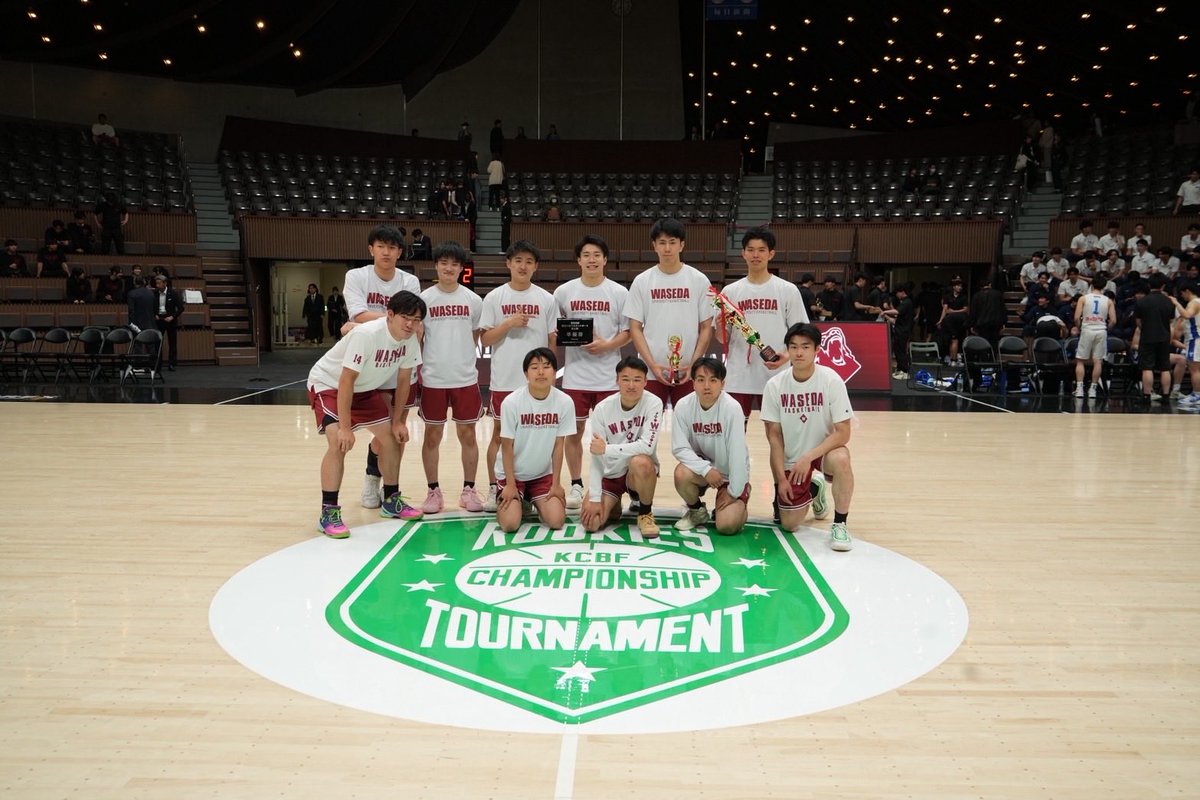 KCBBF_90's tweet photo. #ルーキーズトーナメント🍀

〈最終順位〉
🥇東海大（3年連続9回目）
🥈早稲田大
🥉日本大
4位白鷗大
5位 江戸川大
6位 大東文化大
7位 神奈川大
8位 中央大

大会結果はこちら✔️
https://t.co/OrINEYkcUs

#大学バスケ
#KCBF https://t.co/lUDeu2VCcx