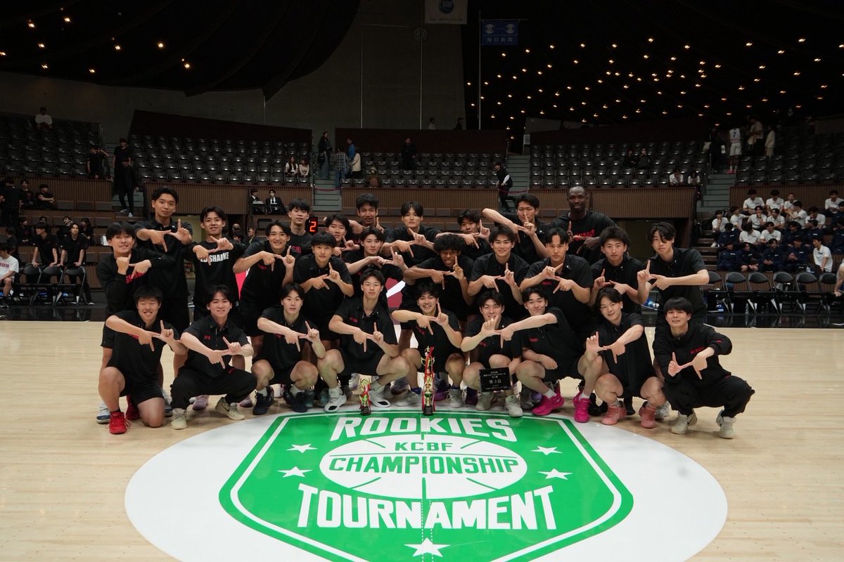 KCBBF_90's tweet photo. #ルーキーズトーナメント🍀

〈最終順位〉
🥇東海大（3年連続9回目）
🥈早稲田大
🥉日本大
4位白鷗大
5位 江戸川大
6位 大東文化大
7位 神奈川大
8位 中央大

大会結果はこちら✔️
https://t.co/OrINEYkcUs

#大学バスケ
#KCBF https://t.co/lUDeu2VCcx