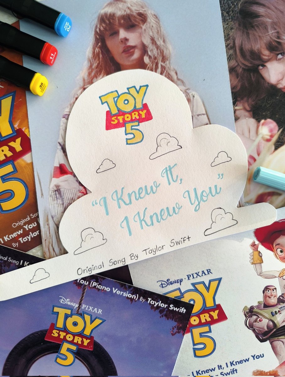 sarahsromantics's tweet photo. @taylornation13 @taylorswift13 @Pixar @toystory All you said was Acoustic and Piano versions and I Knew It, I Knew I had to get them! ☁️ #IKnewItIKnewYou https://t.co/RB4Wq49O8f