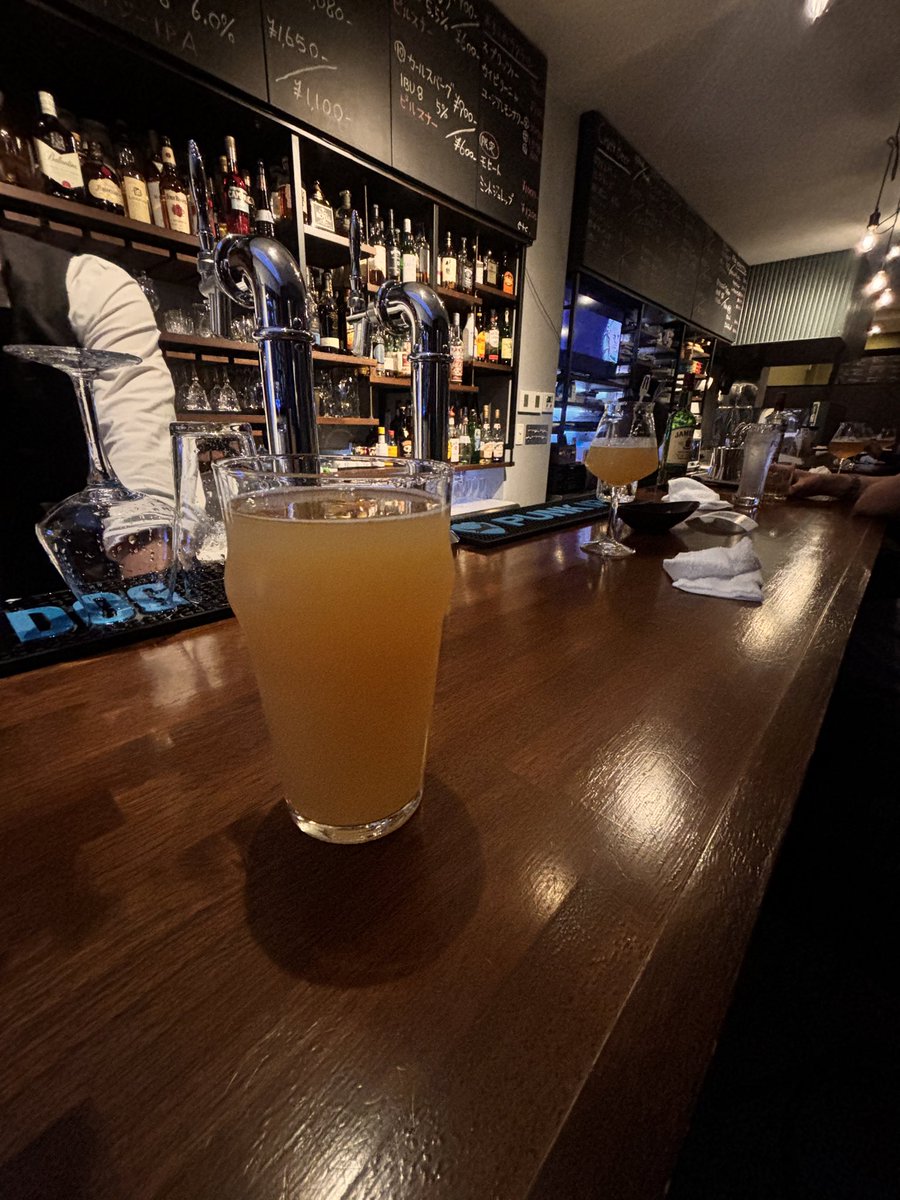Red119110's tweet photo. 來日本的第一杯IPA
這次選的是Hazy IPA
屬於清爽型的 https://t.co/NIupbyAM6K