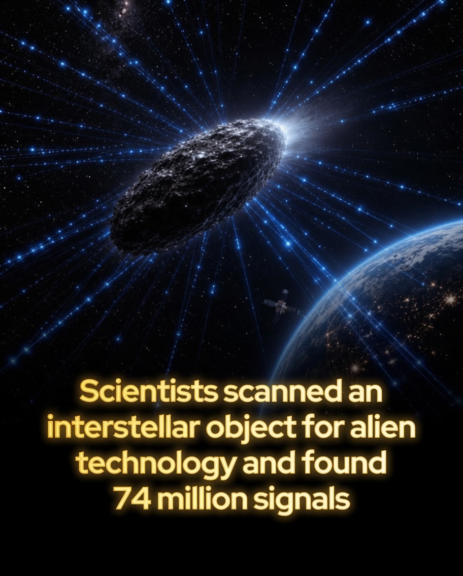 Rainmaker1973's tweet photo. Scientists recently conducted a targeted search for signs of alien technology on an interstellar visitor passing through our solar system.

The target was 3I/ATLAS (also known as C/2025 N1), the third confirmed interstellar object discovered after ‘Oumuamua and Borisov. This comet originated from outside our solar system and offered a rare opportunity for close study.

Shortly after its discovery in July 2025, researchers at the SETI Institute used the Allen Telescope Array (ATA) in Northern California to observe the object. They scanned for narrowband radio signals—artificial signatures unlikely to arise from natural processes—across frequencies from 1 to 9 GHz for more than seven hours.

The search yielded nearly 74 million candidate narrowband signals. While that number initially sounds astonishing, detailed analysis—accounting for radio frequency interference (RFI) from Earth, satellites, and other human sources, along with signals inconsistent with the object’s motion—showed that all candidates were terrestrial in origin. No evidence of extraterrestrial technology was found.

Although the result was negative, the effort was scientifically valuable. It demonstrated the capability of modern radio telescopes and search pipelines to rapidly respond to interstellar objects and set meaningful upper limits on potential technosignatures (ruling out transmitters stronger than roughly 10–110 watts in the observed range).

Such searches are well-motivated. Humanity has already sent technological artifacts into interstellar space—NASA’s Voyager 1 and 2 probes are now traveling beyond the heliosphere and will eventually enter other star systems. This proves that technological objects can journey between stars.

Astronomers consider 3I/ATLAS a natural comet, likely billions of years old (potentially up to ~11 billion years, more than twice the age of the Sun). It is now receding from the inner solar system, currently about 1 billion miles (1.6 billion km) away, and will never return.

[Sheikh, S. Z. et al. (2026). “A Search for Radio Technosignatures from Interstellar Object 3I/ATLAS with the Allen Telescope Array.” The Astronomical Journal. DOI: 10.3847/1538-3881/ae6651]