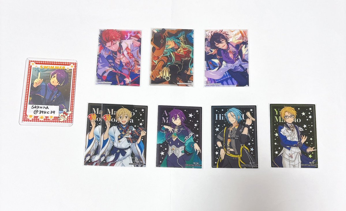 39kc39's tweet photo. 【交換】あんスタ クリアカードコレクション4

［譲］画像
［求］R…なずな/N…忍

池袋手渡し又は郵送を希望しております。検索からでもお気軽にお声掛けください🍒 https://t.co/SGau5RRfUb