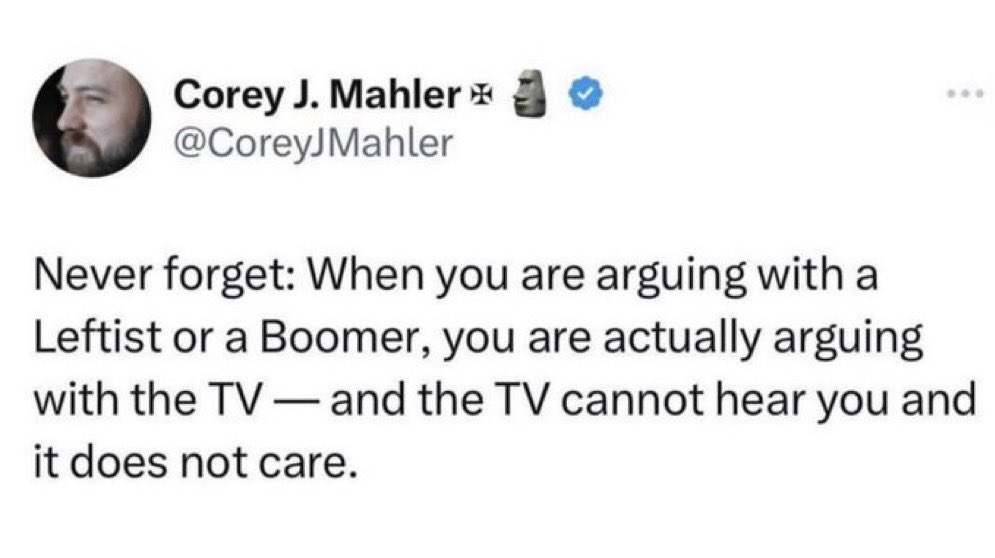 GenericSnarky's tweet photo. There are entire TV shows whose point is to exploit this exact fact. https://t.co/rh00KFbUcP