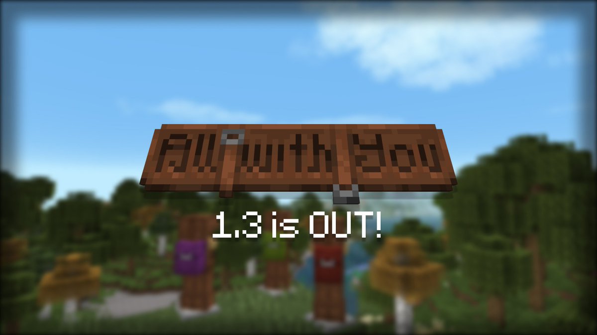 Magafin_'s tweet photo. All with You 1.3 is finally OUT!

Now backpacks can be dyed! I think this will improve your World.

#minecraft #Minecraft #Minecraftmod #Modding #Gamedev #pixelart https://t.co/Jo8vHZrgvP