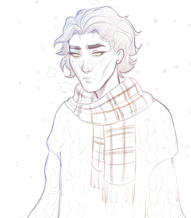 Movvirr's tweet photo. can I offer you a soft Viktor in a soft sweater in this trying time? #WIPㅤㅤㅤ https://t.co/QYQACxukux