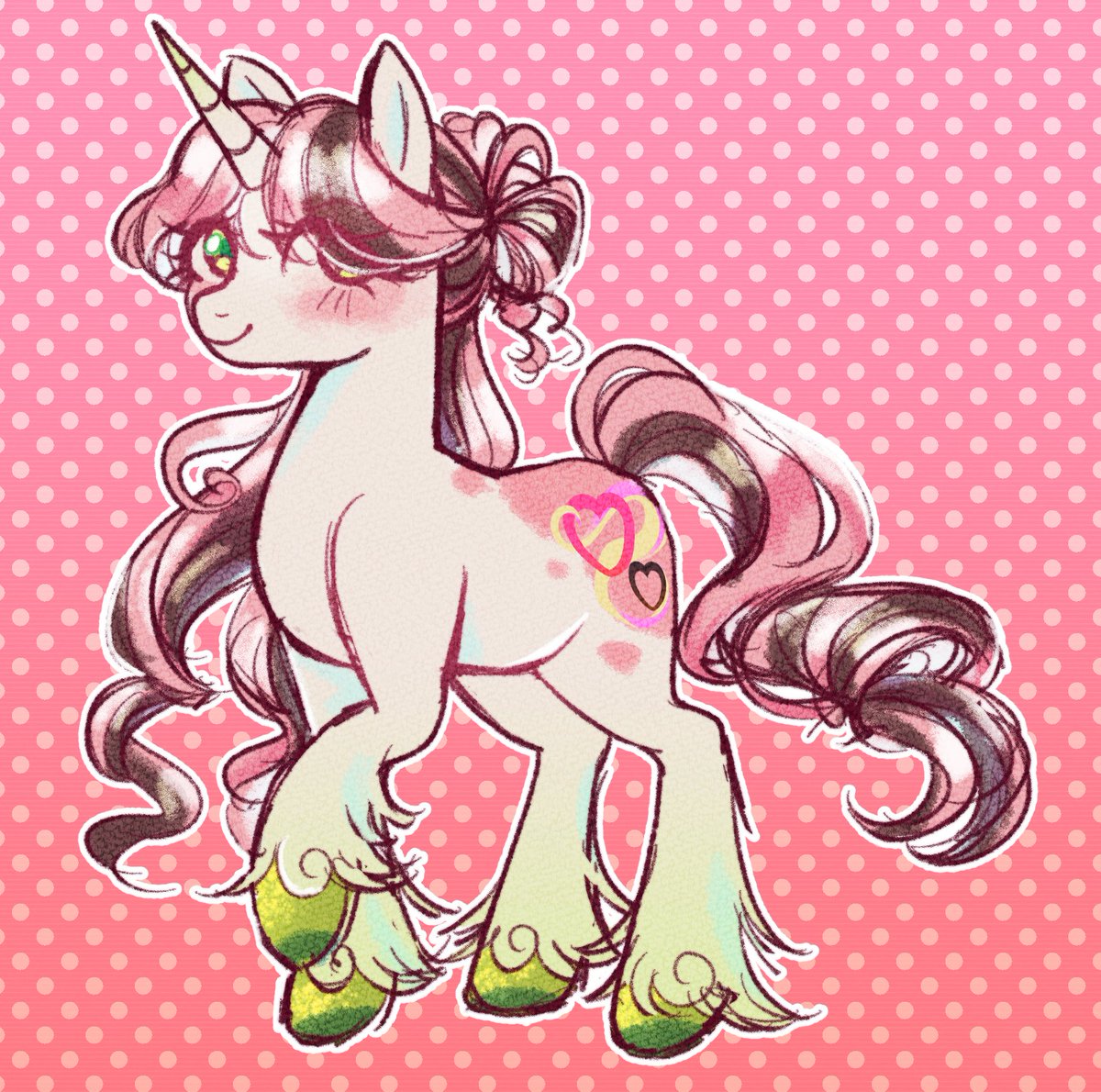 kelpuwu's tweet photo. redesign of a redesign #ponysona https://t.co/ruyTZsZnmu