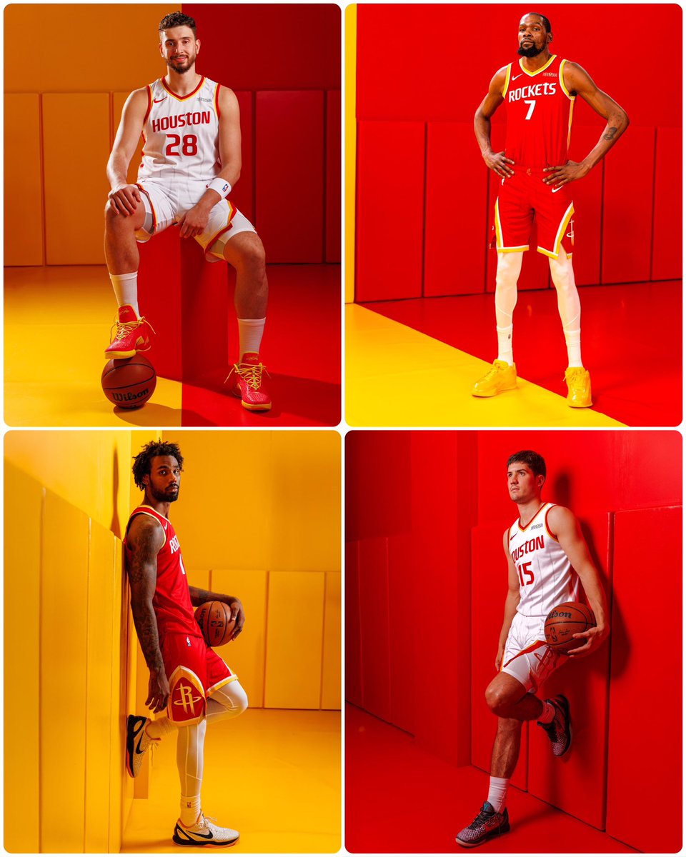 fashion_nfl's tweet photo. Everything I've ever wanted from a ketchup and mustard Rockets look.  Textbook Modern Classic.  Honors the past and embraces the future. https://t.co/iUSgYsGNvy