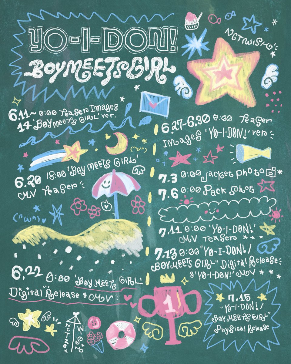 honeycrispfeb_n's tweet photo. 🎓 ตารางทีเซอร์ ญี่ปุ่น น้องวิช NCT WISH
➫ เทียบกับเวลา ไทย 🇹🇭

✰ เริ่มโปรโมท รูป วันที่ 10.06.2026 สี่ทุ่ม
✰ วันที่ 21.06.2026 สี่ทุ่ม
ปล่อย ดิจิตอล + MV - BOY MEETS GIRL
✰ วันที่ 12.07.2026 สี่ทุ่ม
ปล่อย ดิจิตอล + MV - YO-I-DON! 
✰ วันที่ 15.07.2026 วางขายอัลบั้ม https://t.co/0SBavXT6gX