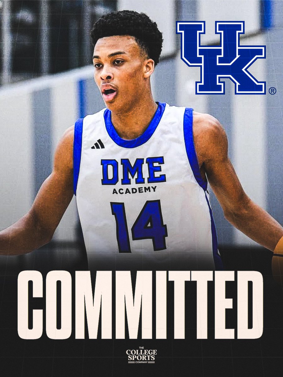 CollegeSportsCo's tweet photo. 2027 5-Star Ryan Hampton has committed to the Kentucky Wildcats ⭐️

This is HC Mark Pope’s highest ranked recruit he has ever landed 😺🙌 https://t.co/SEHf196u6F