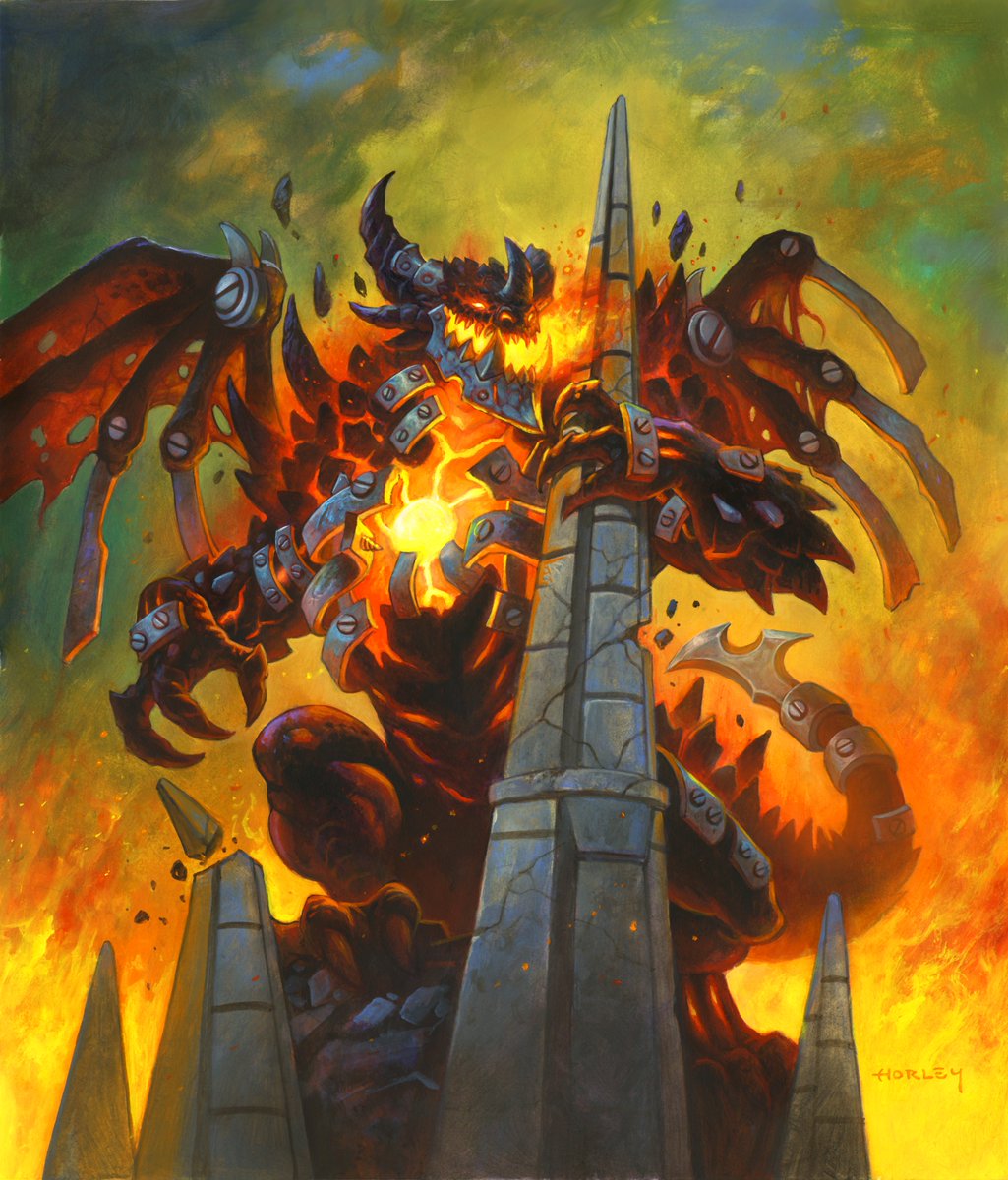 AntonioJ31's tweet photo. I love the new Deathwing arts we got in Hearthstone: CATACLYSM https://t.co/NvQS0YUgAA