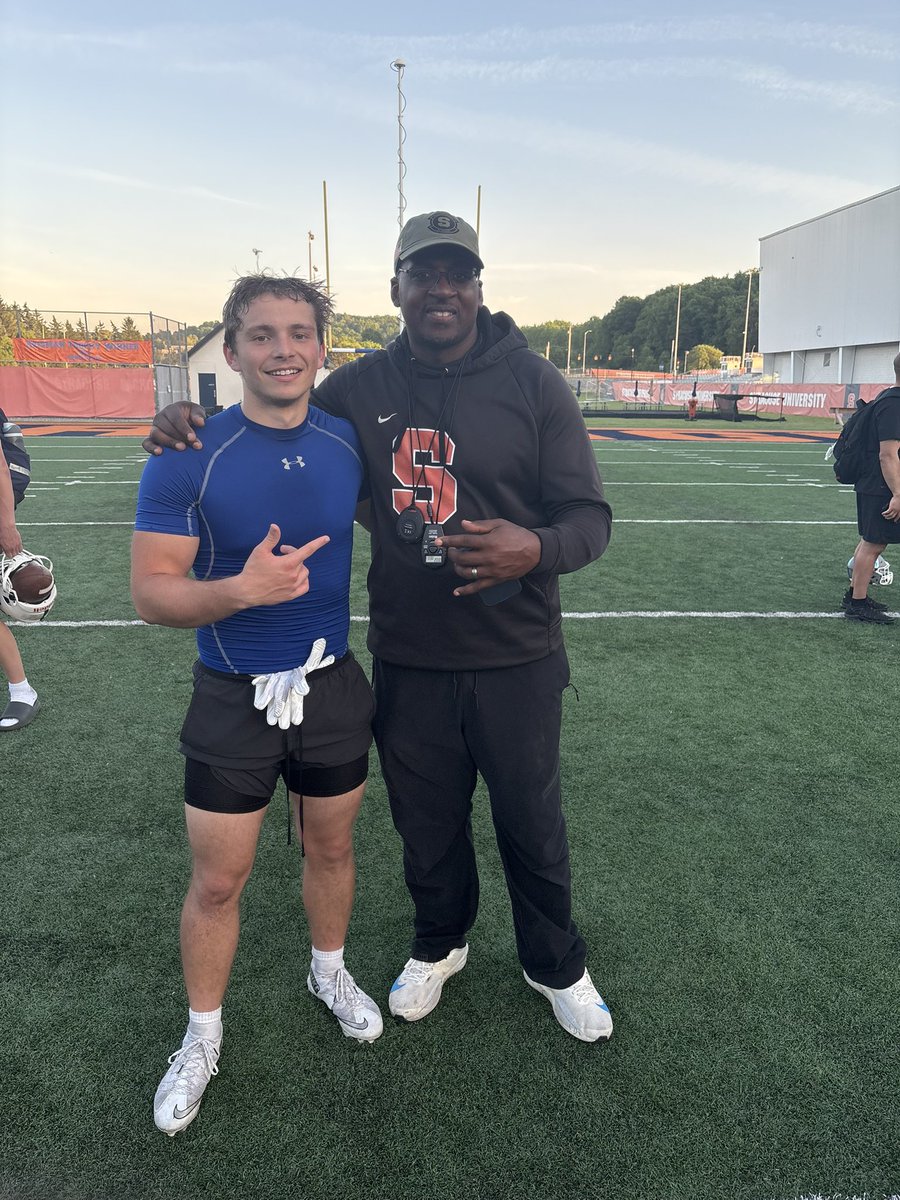 vince__cohen's tweet photo. Super grateful for the opportunity to compete at Syracuse the other day. Thank you @CoachNixon_Cuse for the invite and tour!
@CoachDT_Cuse @Trenton928 @Coach_DoubleB @ECWagnac @_MG23 https://t.co/w3vSZRAWRo