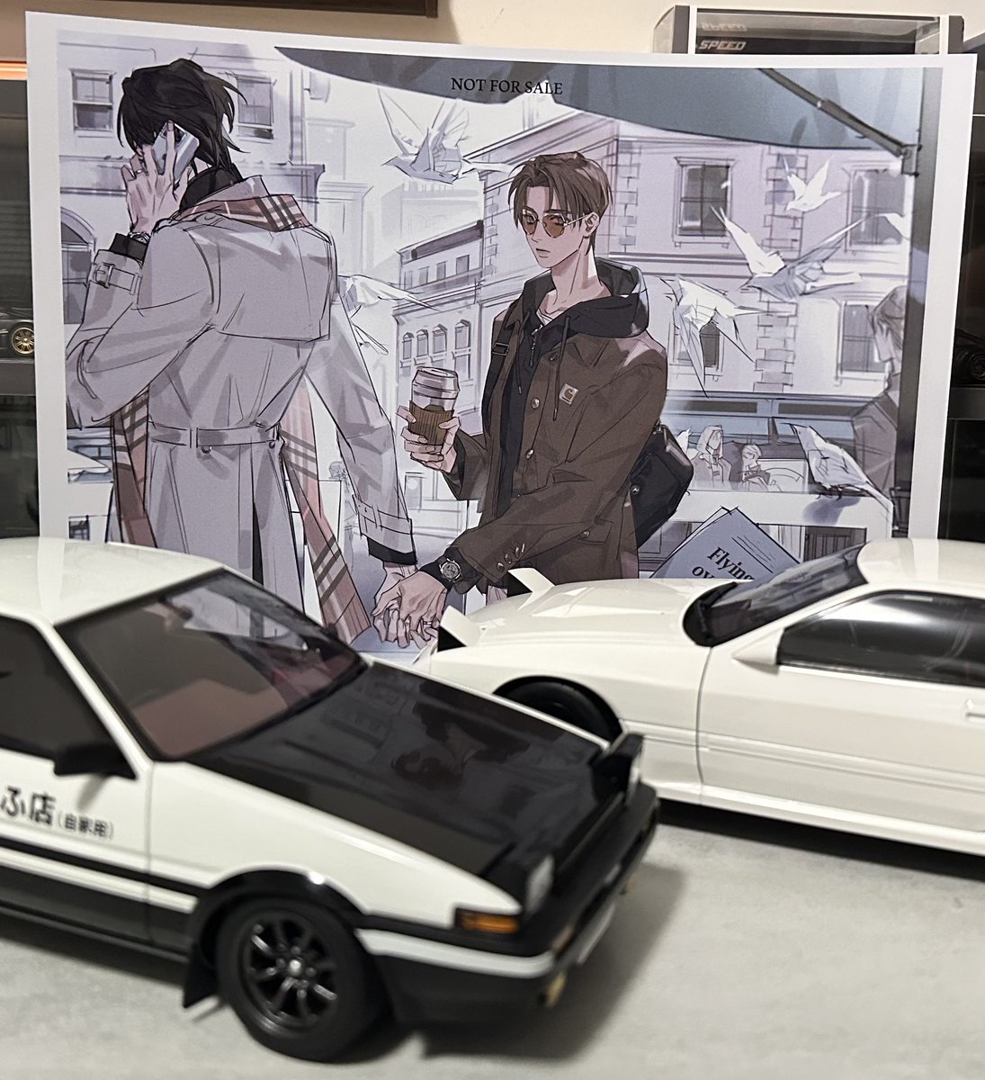 byeLynn_80's tweet photo. 返圖～

這張涼拓真的好好看🥰

特別和弟弟借了頭D版的FC和AE86(後期爆改版） https://t.co/XGnvE6S5NQ
