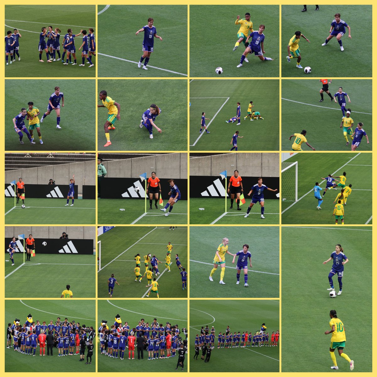 HRCpins's tweet photo. 初めてのヤンマーハナサカスタジアム
サッカー観戦めちゃ久しぶり😅
フィレンツェでミラン戦観て数年後にセレッソ戦観て以来だ⚽

なでしこジャパン🇯🇵VS 南アフリカ🇿🇦

チケット購入時カテゴリー1しか表記されず売行き好調かと思ったら6割入り？宣伝不足🤔
凄いスター選手来てるのに😥
日本5-0で快勝✌ https://t.co/dqDH8y0duH