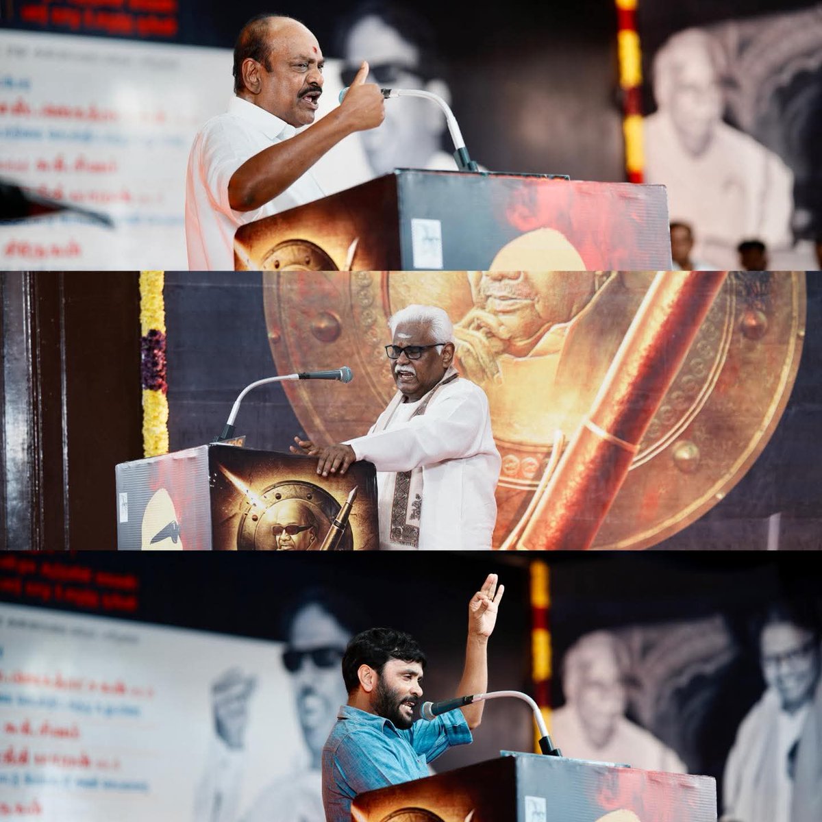 Jagathofficial's tweet photo. புத்தெழுச்சி-1
பன்முக ஆற்றலின் நாயகன்!
பலர் வாழ உழைத்த சூரியன்!!
சென்னை கிழக்கு மாவட்ட திமுக சார்பில் துறைமுகம் சட்டமன்ற தொகுதி, இராஜா அண்ணாமலை மன்றத்தில் மாபெரும் புகழரங்கத்தில் நானும் , சொல்வேந்தர் சுகி.#சிவம், திரு@Dayanidhi_Maran சாதனைகளை எடுத்துரைத்து புகழுரையாற்றினர். https://t.co/IvfYjKNbyi