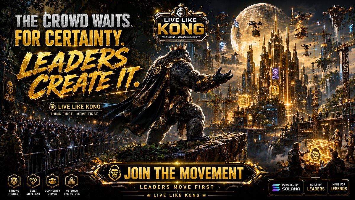 NFT2BC's tweet photo. The crowd waits for certainty.

Leaders create it.

🦍

👉 Join the movement:
https://t.co/C87DK7yJhB
#NFT #SolanaNFT #Web3 #NFTCommunity https://t.co/xtmcpdvg1v