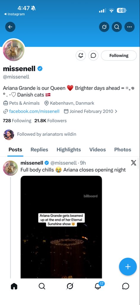 C_Warwick_'s tweet photo. @arianatorswildt @missenell 🤞🏻My favourite song is Everyday 🖤 https://t.co/BtqIMgQLR1