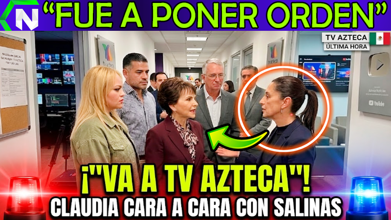ESPOLITIC's tweet photo. ¿QUÉ OPINAS DE ESTE MOMENTO "NUNCA VISTO" DONDE CLAUDIA Y SALINAS ESTUVIERON "CARA A CARA" EN TV AZTECA? 🤔

💥 SIN MIEDO A NADA
🤦‍♂️ LA DERECHA NO LO CREE
⚖️ MÉXICO CAMBIÓ

👇👇👇
https://t.co/pnDgjOPCGF

#SALINAS #TvAzteca #ClaudiaSheinbaum https://t.co/4hVeD3TzXa