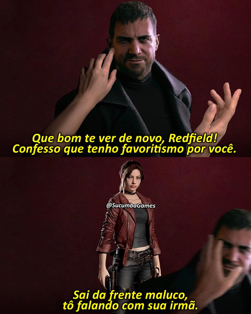 SucumbaGames's tweet photo. Eu quero a melhor Redfield. https://t.co/jiOnFv4SMv