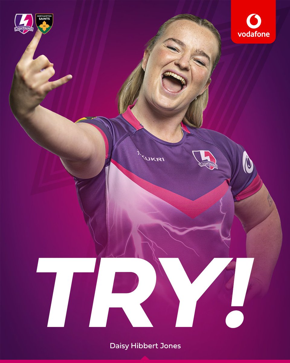 LightningRugby's tweet photo. 6️⃣6️⃣ Daisy at the double 🌼

It’s another poacher’s finish from the skipper!

🐯 31-43 ⚡️ https://t.co/O1caAD3iU3
