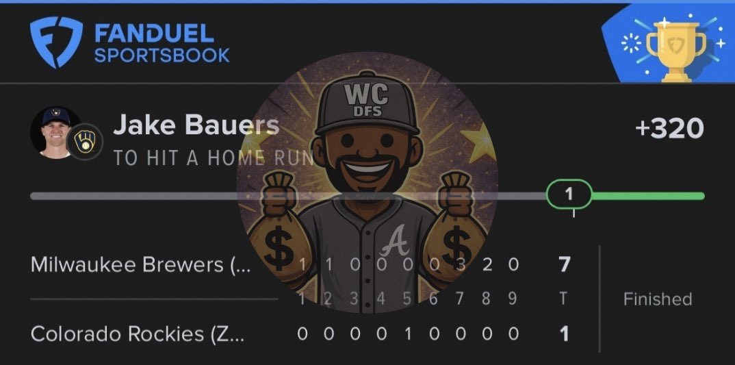 WorddCamDFS's tweet photo. MLB HPOTD #2 (9:11PM)  💕🚀

J Bauers HR (+320) 1U ✅✅

J Bauers HRLIVE (+1100) 1U ✅✅

Cash the Bauers str8 &amp; we profit. Kept getting walked so double dipped 

S/o again to @TheStarTool https://t.co/O5Nsze9zka