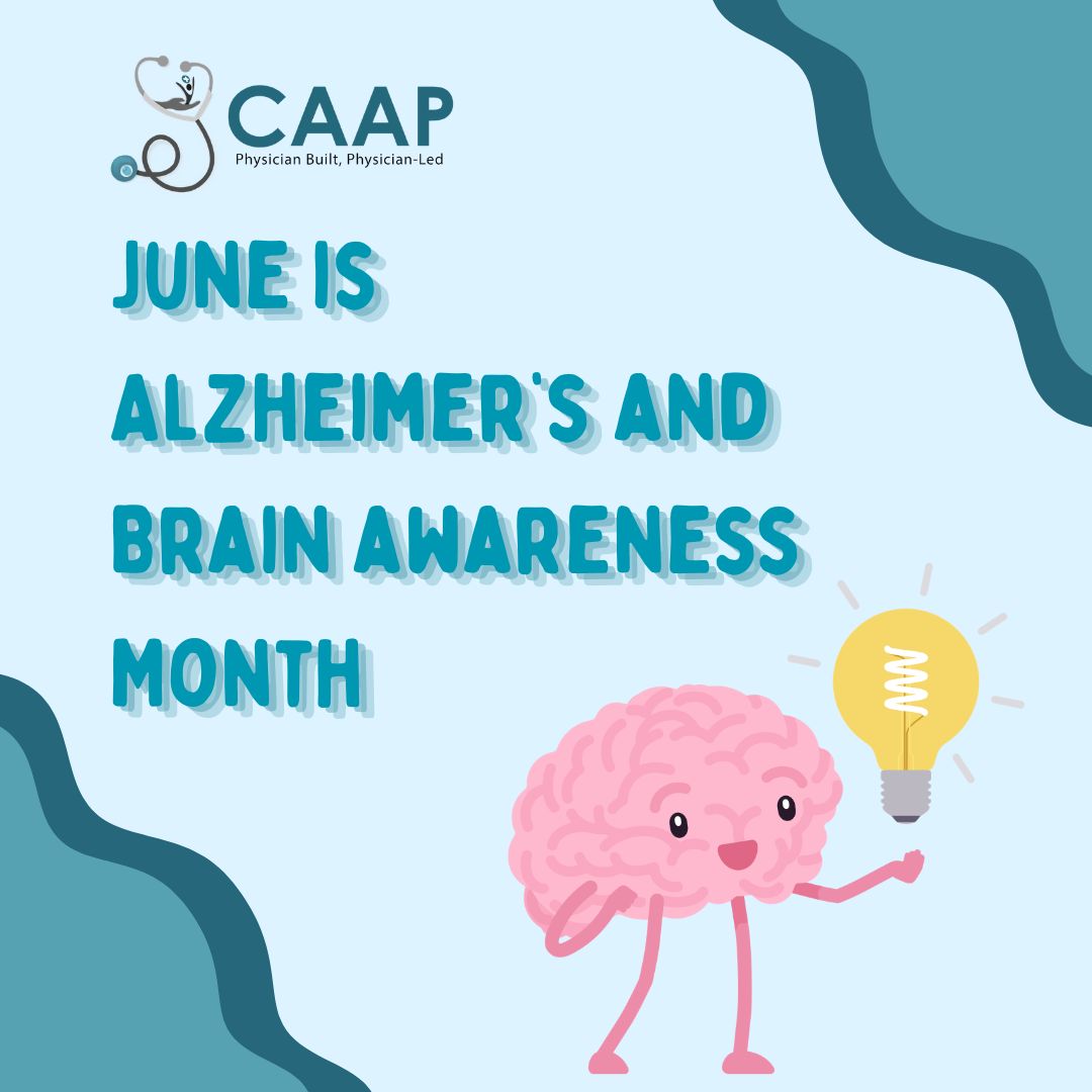caap_docs's tweet photo. This Alzheimer's and Brain Awareness month, we recognize that taking care of your brain health is a lifelong journey. Talk to your doctor today about personalized ways to keep your mind sharp and protect your long-term cognitive health. #alzheimers #brain #awareness #caap https://t.co/GZseGAxjgF