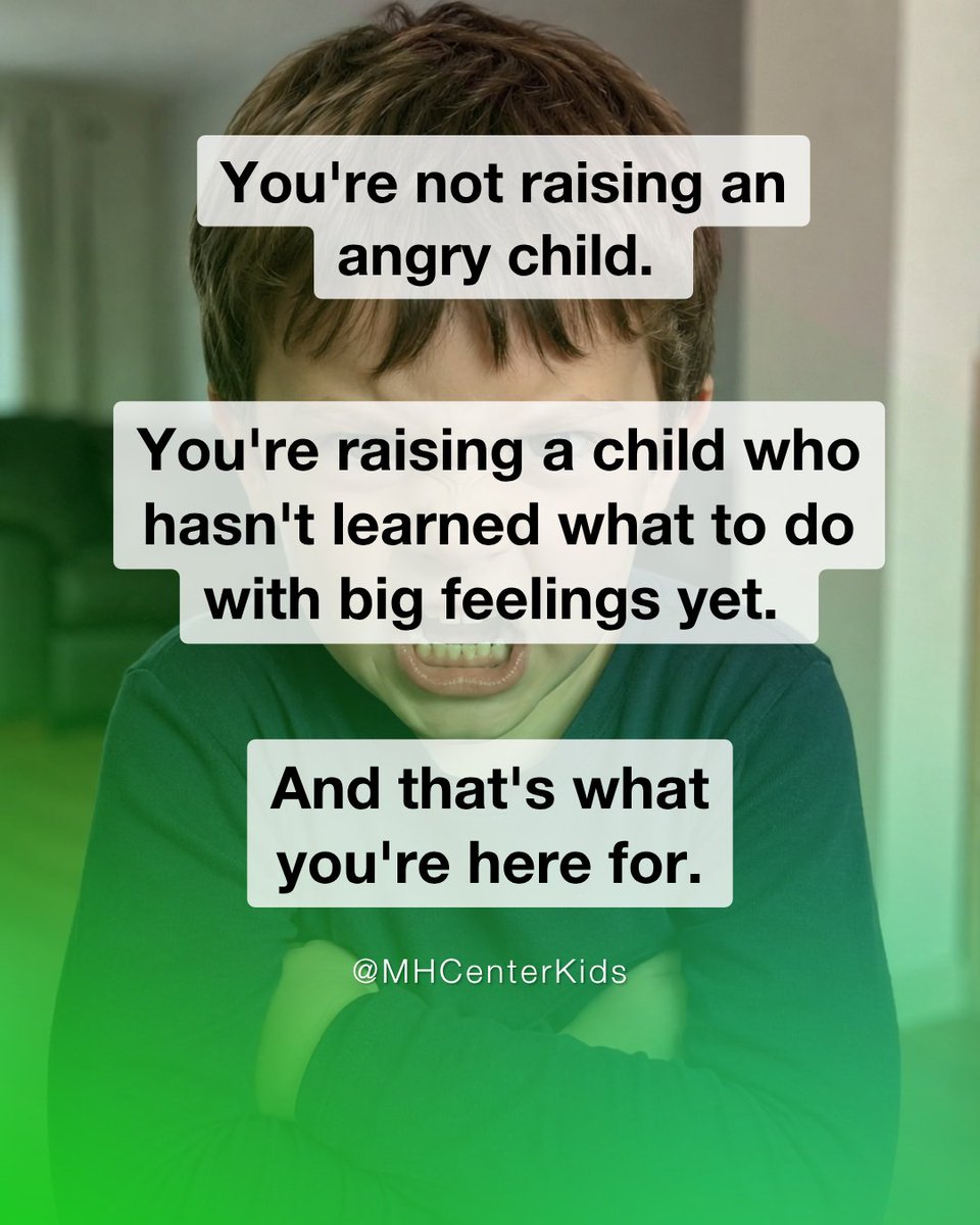 MHCenterKids's tweet photo. Save this for the next hard moment.
#angermanagement #angrykid #parentingtips
#parenting101 #behavioralchanges https://t.co/Q5ORjpGswO