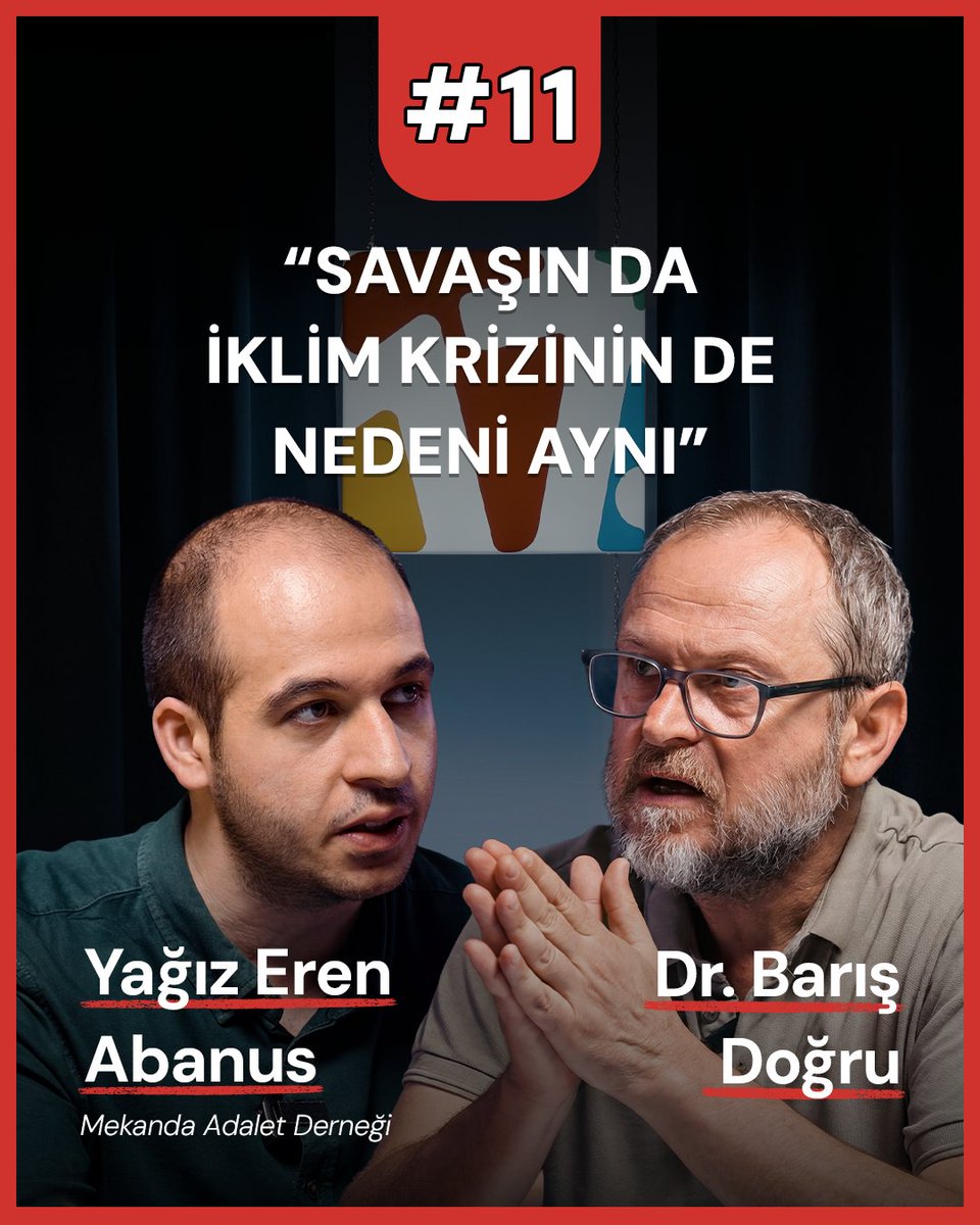onyedinciamac's tweet photo. Yağız Eren Abanus: “Atmosferi Kirletmenin Bedelini Ödetmemiz Gerekiyor” @mekandaadalet 

🎥 17. Amaç Youtube’da. Bölümlerimizi izlemek ve abone olmak için link bio’da!
https://t.co/bDRQ0VmVo1

COP31’e ilerlerken, Türkiye’de çalışmalar yürüten iklim savunucuları ve uzmanlarıyla konuşmaya devam ediyoruz. 16 iklim STK’sının oluşturduğu İklim Ağı’nın bir parçası olan Mekanda Adalet Derneği’nin Çevre Adaleti Program Uzmanı Yağız Eren Abanus, “Türkiye’de iklim politikaları, Cumhurbaşkanlığı’na bağlı İklim Değişikliği ve Uyum Koordinasyon Kurulu (İDUK) tarafından belirleniyor. Birçok bakanlık bu kurulun içinde; TÜSİAD ve MÜSİAD gibi işveren örgütleri de bunun içinde. Ancak çevre STK’ları, işçileri temsil eden sendikalar ve tüketici örgütleri sürece dahil edilmiyor. Bu şekilde belirlenen politikalar başarılı ve adil olamaz. Acilen bu grupların sürece dahil edilmesi gerekiyor. İDUK’un yapısının değiştirilmesi gerekiyor” diyor.
Süreçteki katılımcılık eksikliğinin yanı sıra, Türkiye’nin iklim politikalarının içeriğinde de önemli sorunlar bulunduğunun altını çizen Abanus, “Türkiye’nin iklim hedefleri, özellikle de azaltım konusunda oldukça geri ve yetersiz. Emisyonları 2038’e kadar artıracağını söylüyor. Climate Action Tracker’ın analizine göre tüm dünya Türkiye gibi iklim hedefleri verse, hava sıcaklıkları 4 dereceyi aşar. Ve biliyoruz ki güvenli ısınma sınırı yalnızca 1,5 derece” diyor.