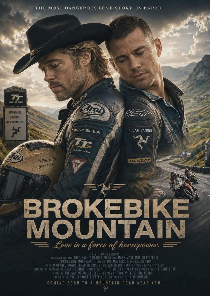 gruffaloscoot's tweet photo. That new TT film that was being filmed at the TT when the TT was on. https://t.co/FTh5RE8nYA