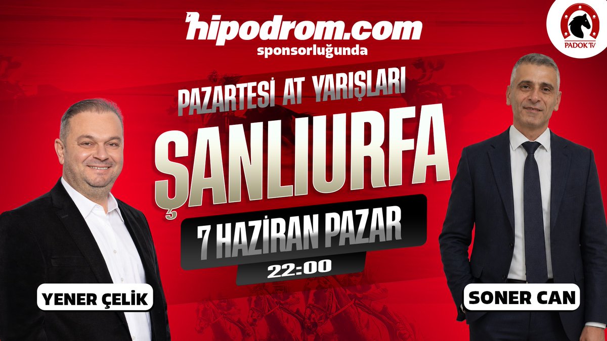TvPadok's tweet photo. https://t.co/UcspNUfevU sponsorluğunda PADOK Programında bu akşam;

22.00 ŞANLIURFA 

@yenerim78 
@Sonercan2117 

22.50 BURSA

@IsgorenNaim 
@yenidunya_haluk 

@hipodromtr 
@TayTVOfficial 
@hakann_cakmakk 
@01goko https://t.co/ozjbtjrgyJ