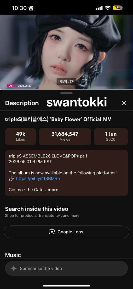 eunbybin's tweet photo. @s14lvr ID: swantokki

Ty for the ga! let’s give tripleS wins ㅠㅠ https://t.co/xo17d8teCH
